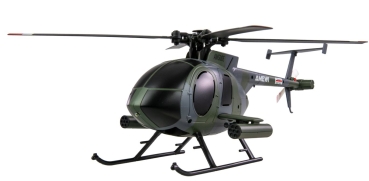 25353 Hughes MD500 Helikopter Militär 4-Kanal 6G RTF Camouflage